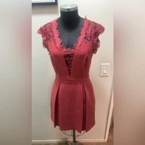 BCBG lace cocktail dress